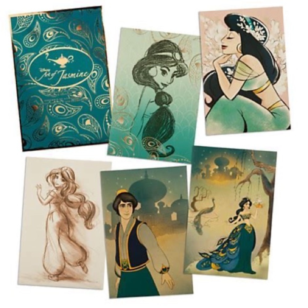 Disney D23 Art of Jasmine LE 1000 Lithograph Set